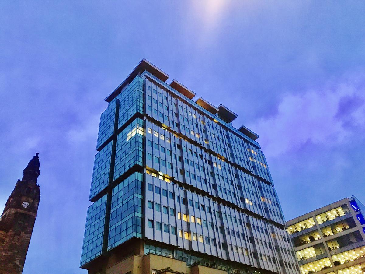 Glasgow Central Station Skyline Apartment With Parking Esterno foto