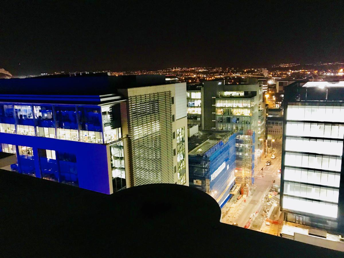 Glasgow Central Station Skyline Apartment With Parking Esterno foto