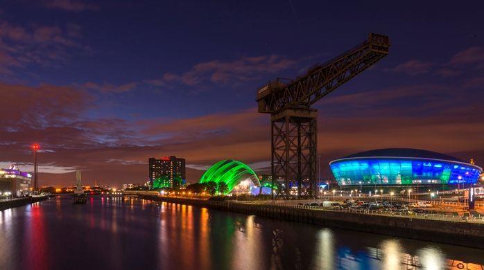 Glasgow Central Station Skyline Apartment With Parking Camera foto