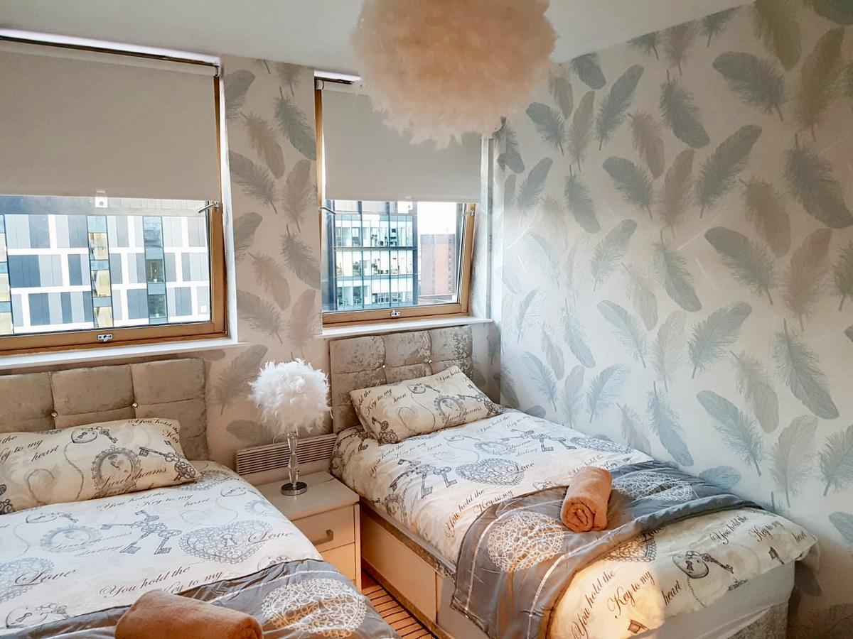 Glasgow Central Station Skyline Apartment With Parking Esterno foto